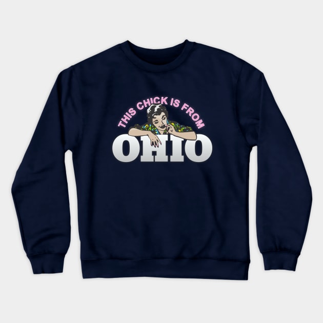 Ohio Girl Crewneck Sweatshirt by Dale Preston Design